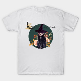 Spooky Black Cat T-Shirt